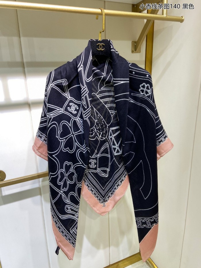 Streetwear Scarf CHANEL 329285 size:140*140cm