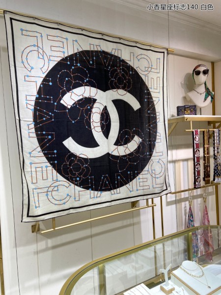 Streetwear Scarf CHANEL 329291 SIZE:140*140cm