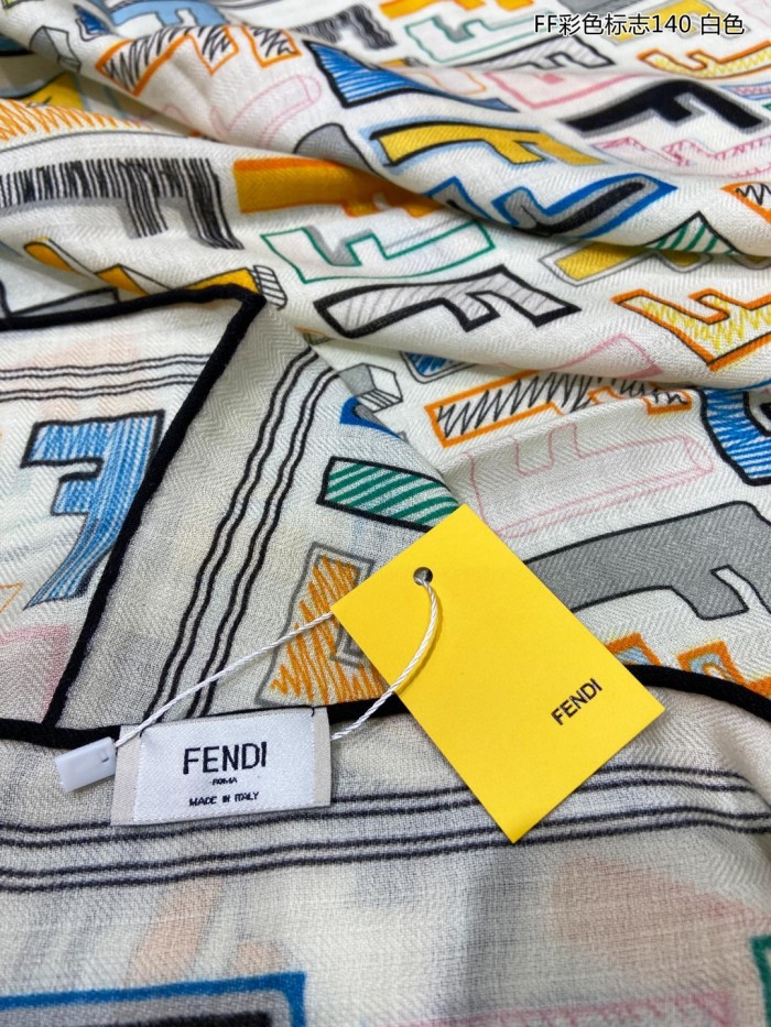 Streetwear Scarf FENDI 329288 size:140*140cm