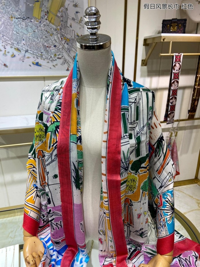 Streetwear Scarf Hermes 329295 SIZE:110*200cm