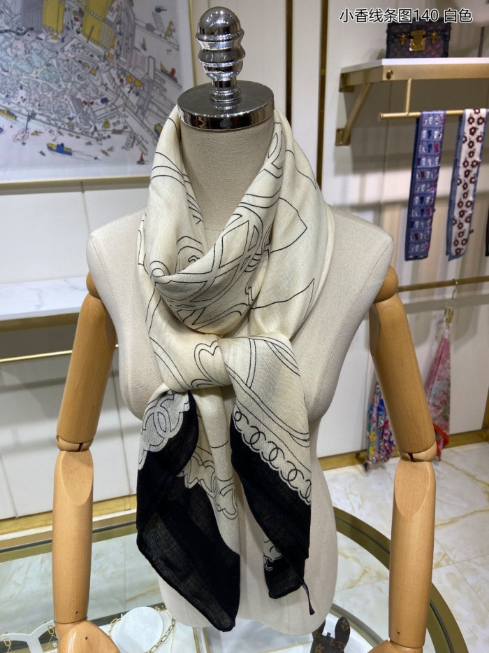 Streetwear Scarf  CHANEL 329286 size:140*140cm