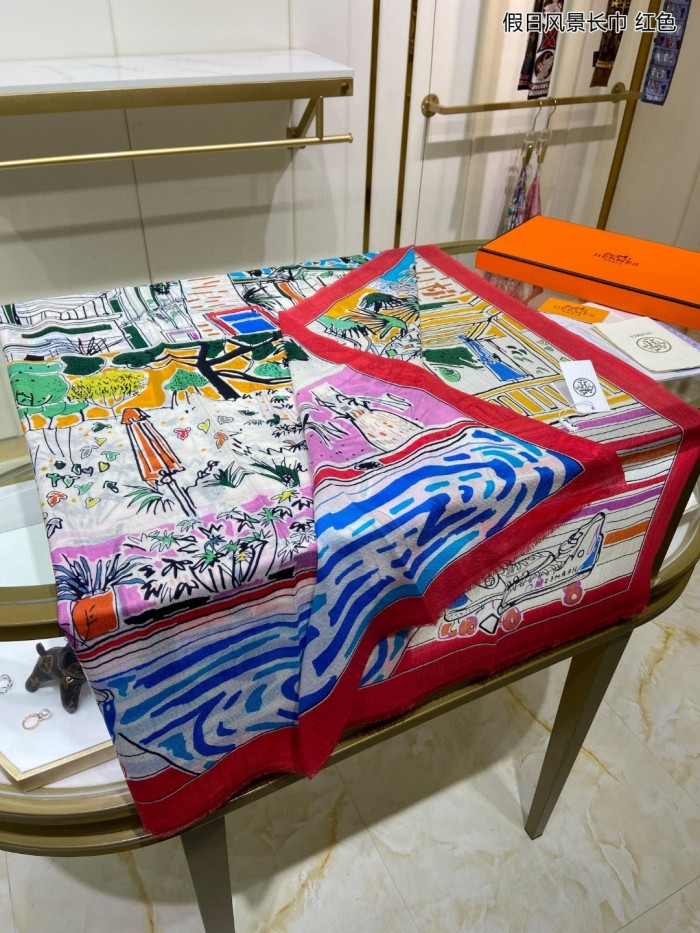 Streetwear Scarf Hermes 329295 SIZE:110*200cm