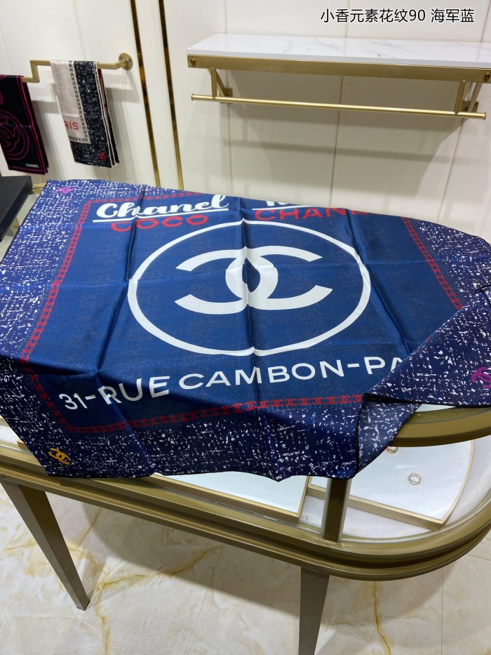 Streetwear Scarf CHANEL 329264 SIZE:90cm*90cm
