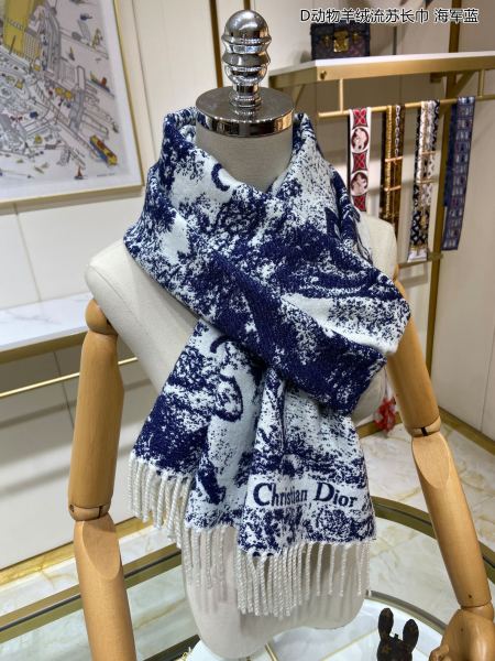 Streetwear Scarf Dior 329218 SIZE:45*200cm