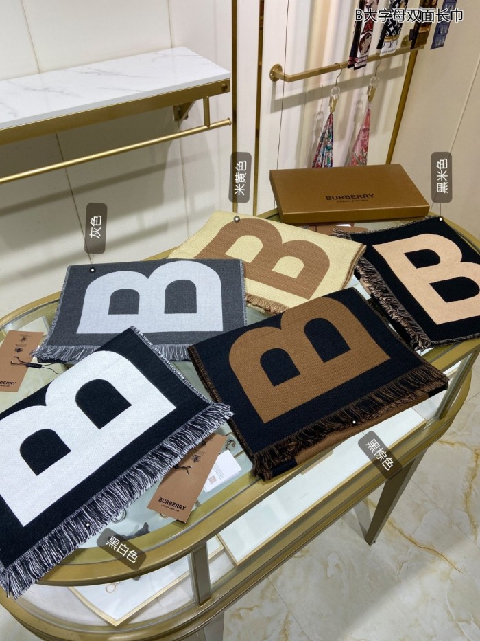 Streetwear Scarf BURBERRY 329247 size：36*180cm
