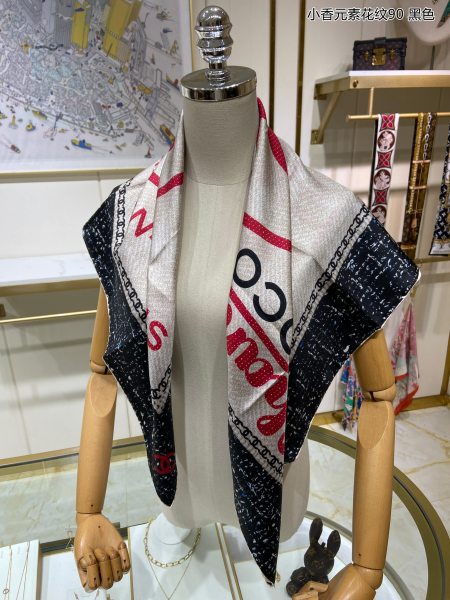 Streetwear Scarf CHANEL 329263 SIZE:90cm*90cm
