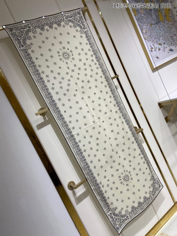 Streetwear Scarf CHANEL 329266 SIZE:60*200cm