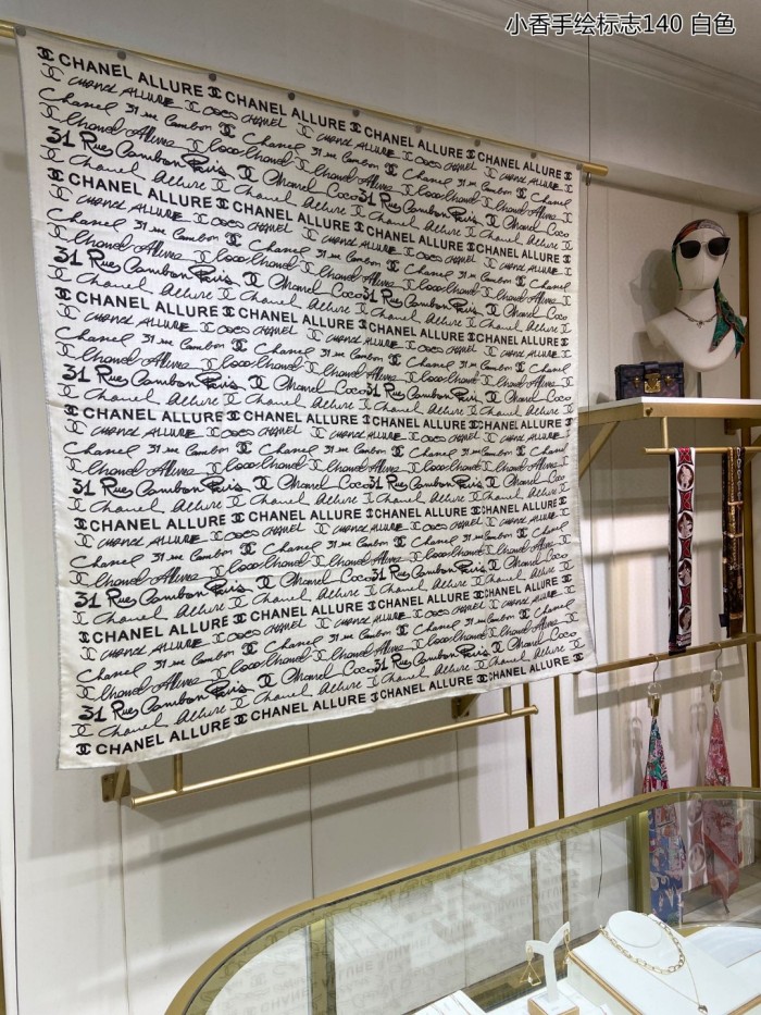 Streetwear Scarf CHANEL 329240 SIZE:140*140cm