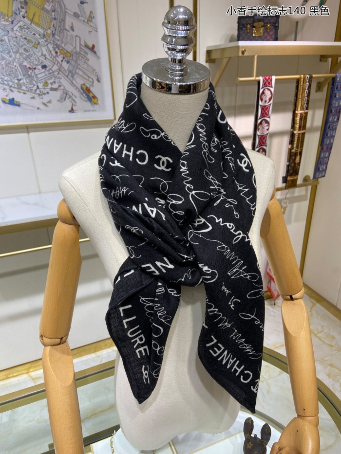 Streetwear Scarf CHANEL 329239 SIZE:140*140cm
