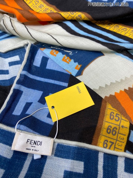 Streetwear Scarf FENDI 329236 SIZE:140*140cm