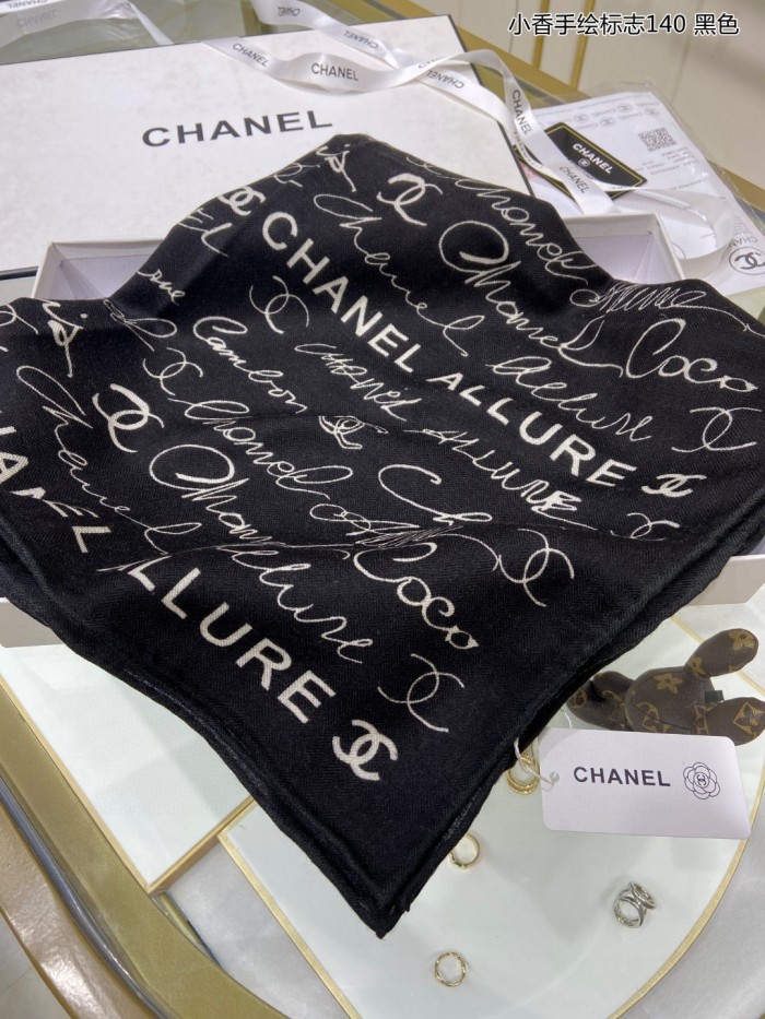 Streetwear Scarf CHANEL 329239 SIZE:140*140cm