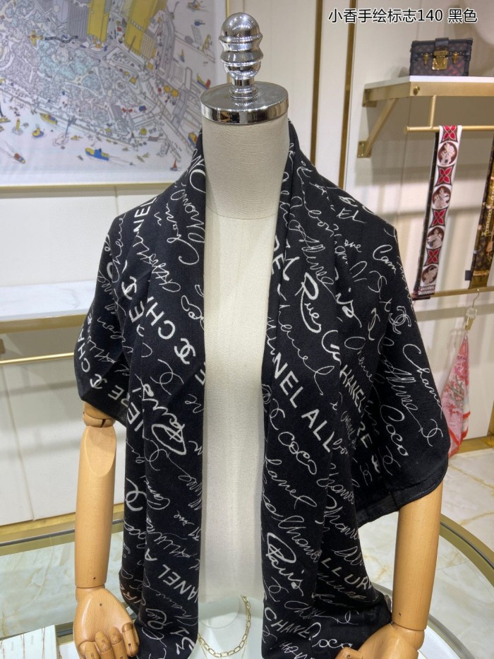 Streetwear Scarf CHANEL 329239 SIZE:140*140cm