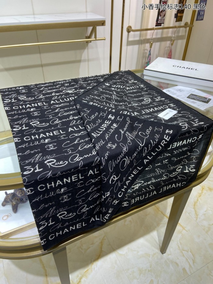 Streetwear Scarf CHANEL 329239 SIZE:140*140cm
