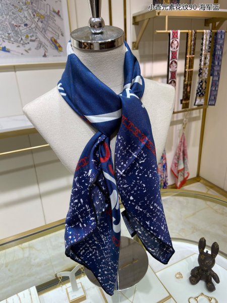Streetwear Scarf CHANEL 329264 SIZE:90cm*90cm