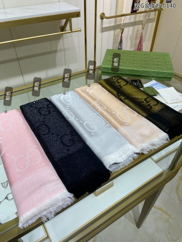 Streetwear Scarf GUCCI 329251 SIZE:140*140cm