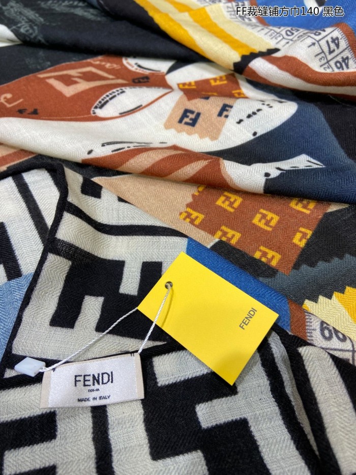 Streetwear Scarf FENDI 329238 SIZE:140*140cm