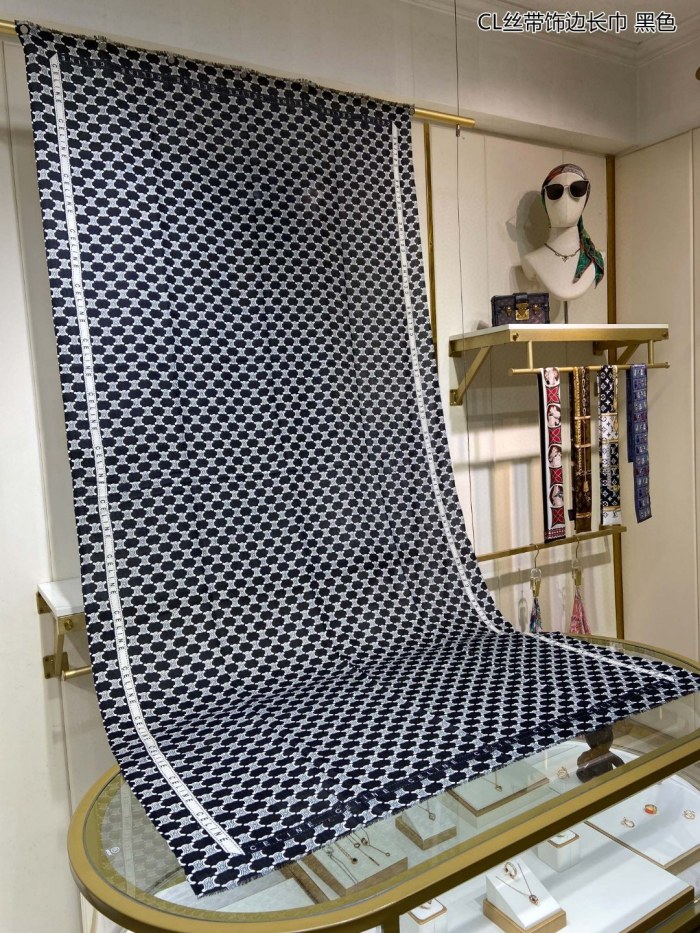 Streetwear Scarf CHANEL 329262 SIZE:200*110cm