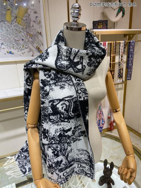 Streetwear Scarf Dior 329219 SIZE:45*200cm