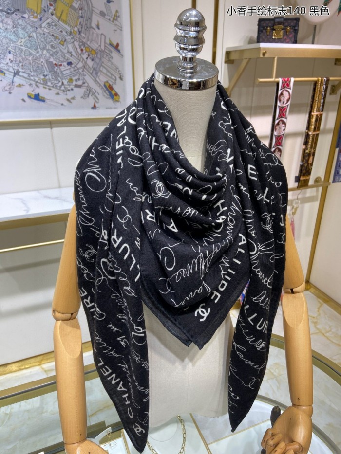 Streetwear Scarf CHANEL 329239 SIZE:140*140cm
