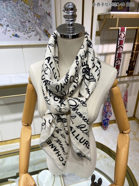Streetwear Scarf CHANEL 329240 SIZE:140*140cm