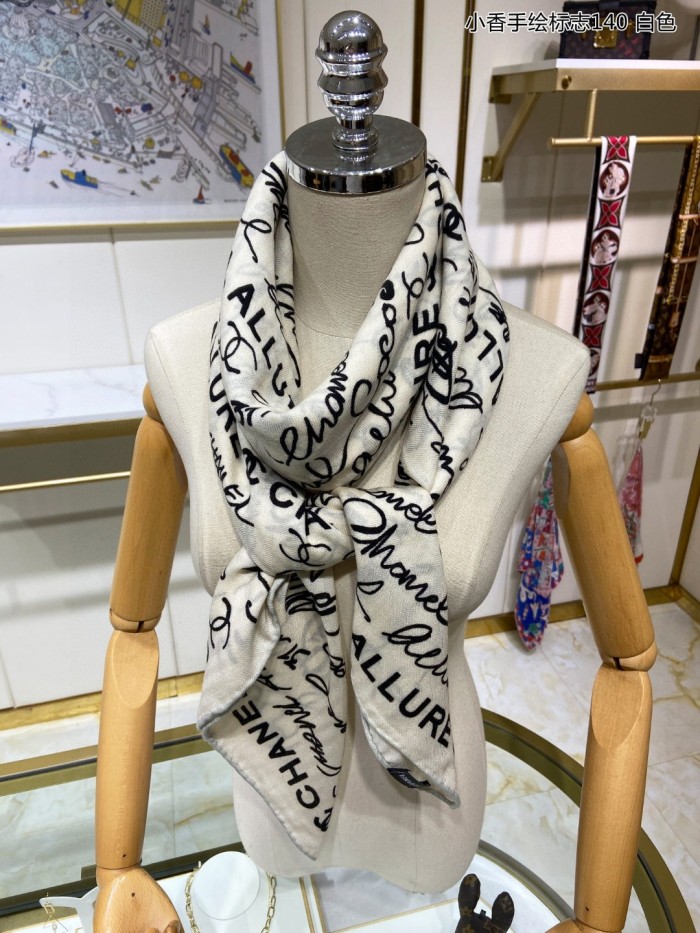 Streetwear Scarf CHANEL 329240 SIZE:140*140cm