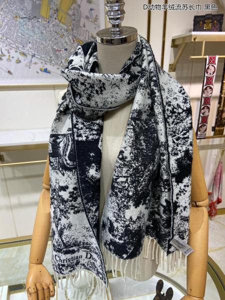 Streetwear Scarf Dior 329219 SIZE:45*200cm