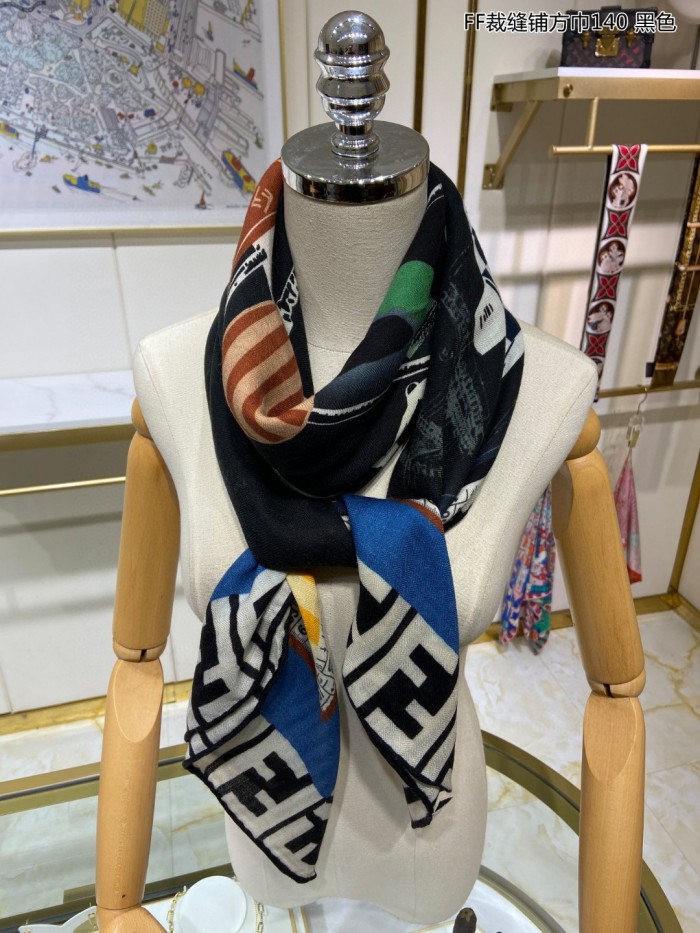 Streetwear Scarf FENDI 329238 SIZE:140*140cm