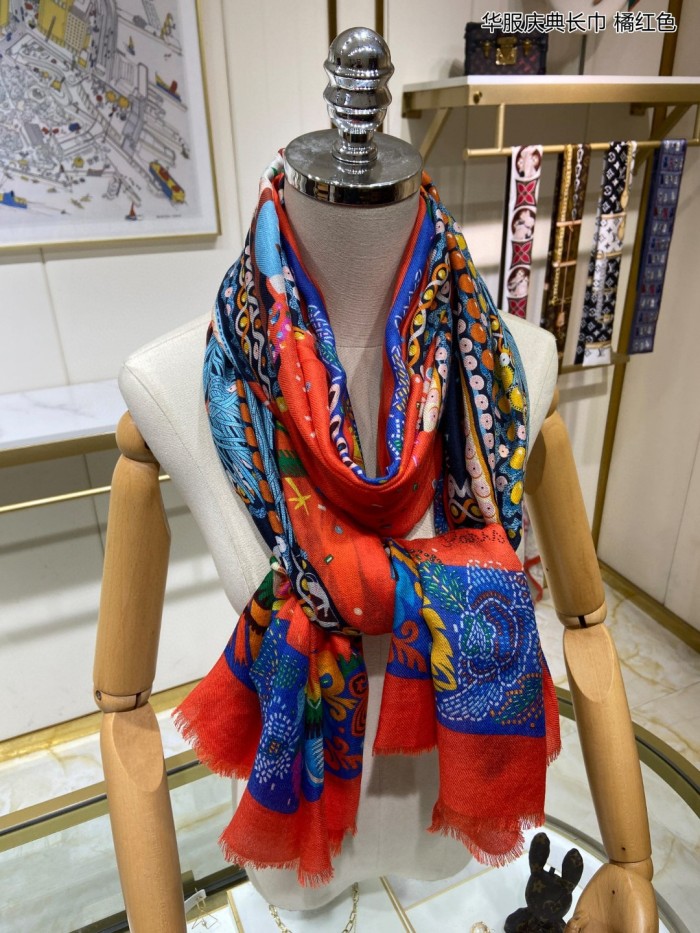 Streetwear Scarf Hermes 329257 SIZE:110*200cm