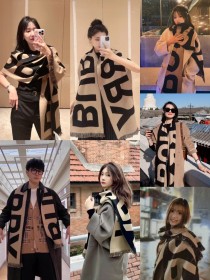 Streetwear Scarf BURBERRY 329245 size：180*70CM