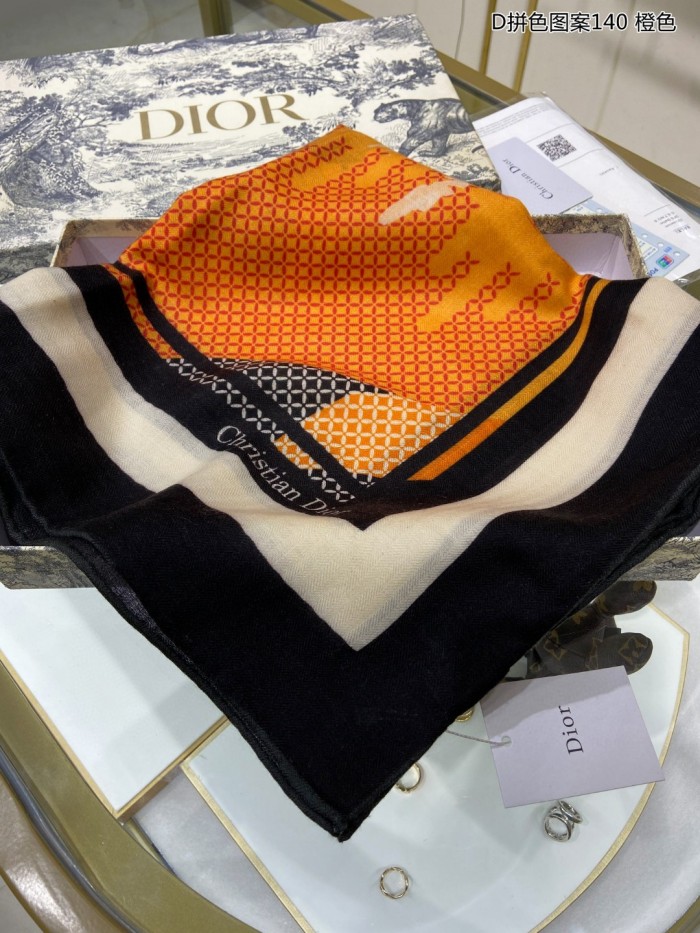 Streetwear Scarf Dior 329244 SIZE:140*140cm