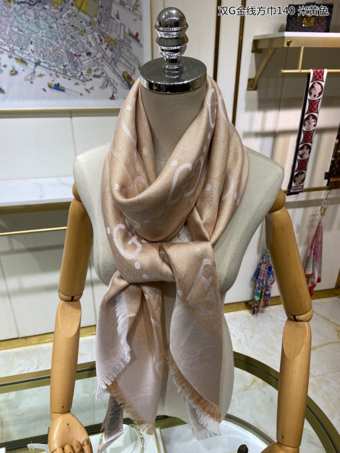 Streetwear Scarf GUCCI 329252 SIZE:90cm*90cm