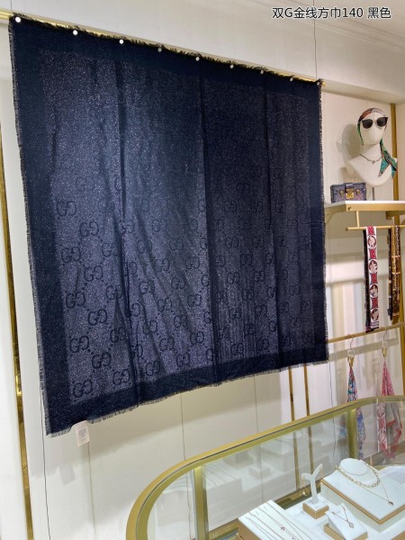 Streetwear Scarf GUCCI 329253 SIZE:140*140cm
