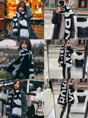 Streetwear Scarf BURBERRY 329246 size：36*180cm