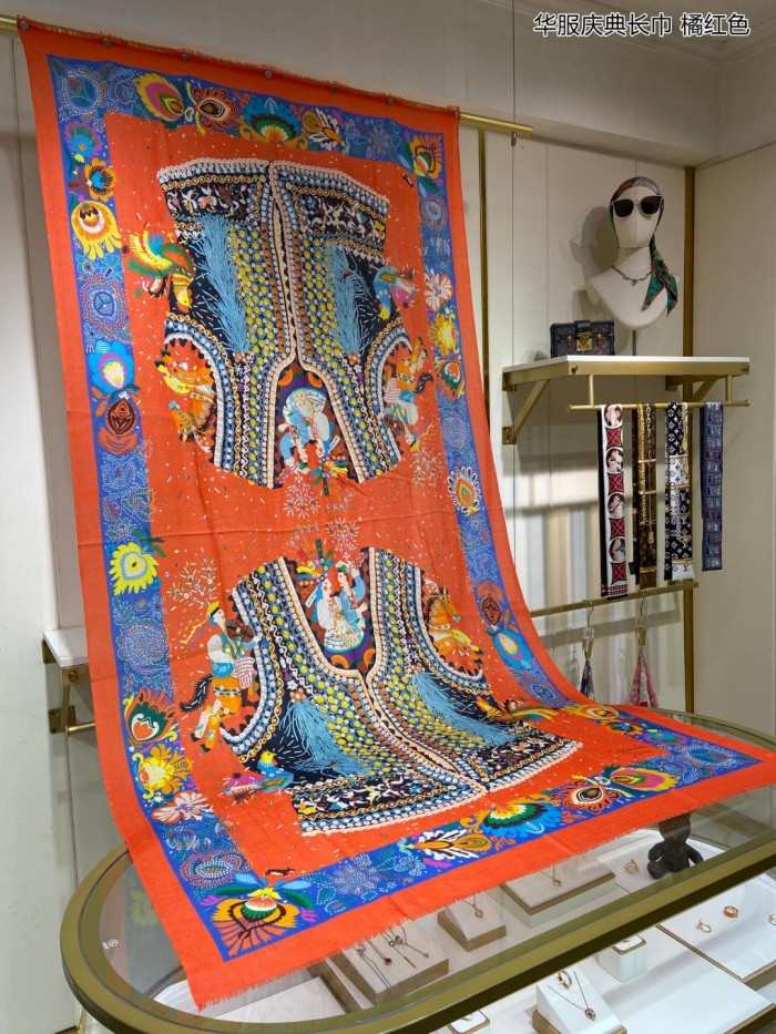 Streetwear Scarf Hermes 329257 SIZE:110*200cm