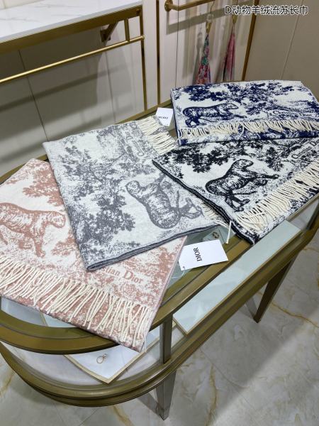 Streetwear Scarf Dior 329218 SIZE:45*200cm