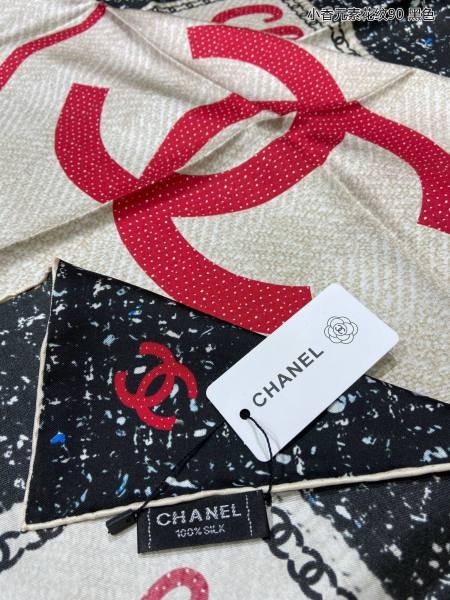 Streetwear Scarf CHANEL 329263 SIZE:90cm*90cm