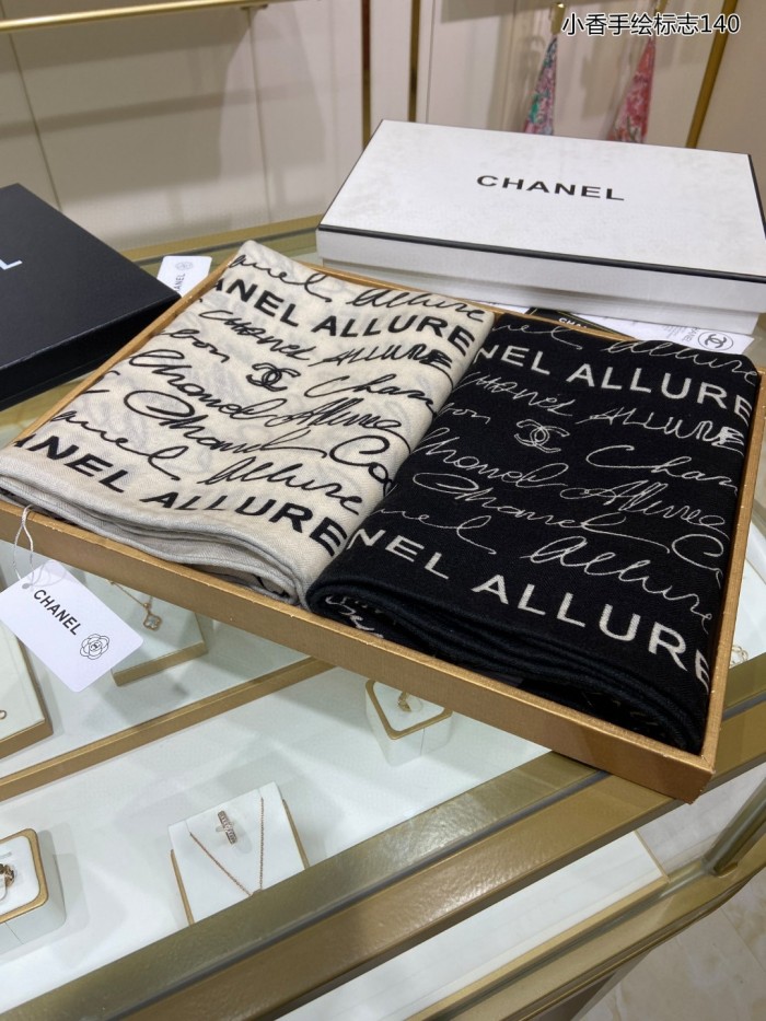 Streetwear Scarf CHANEL 329239 SIZE:140*140cm