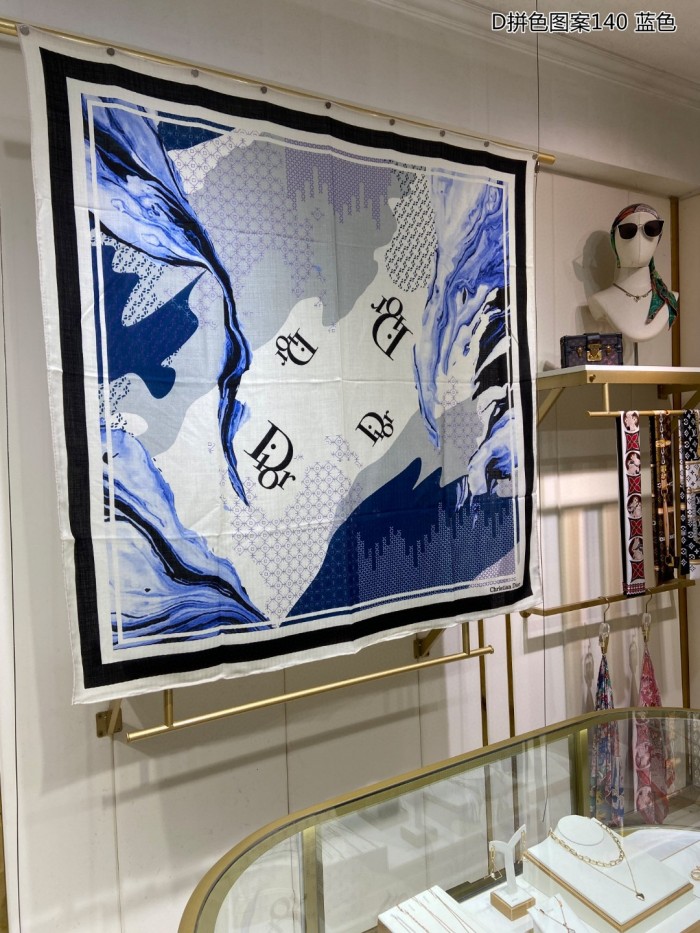 Streetwear Scarf Dior 329243 SIZE:65*185cm