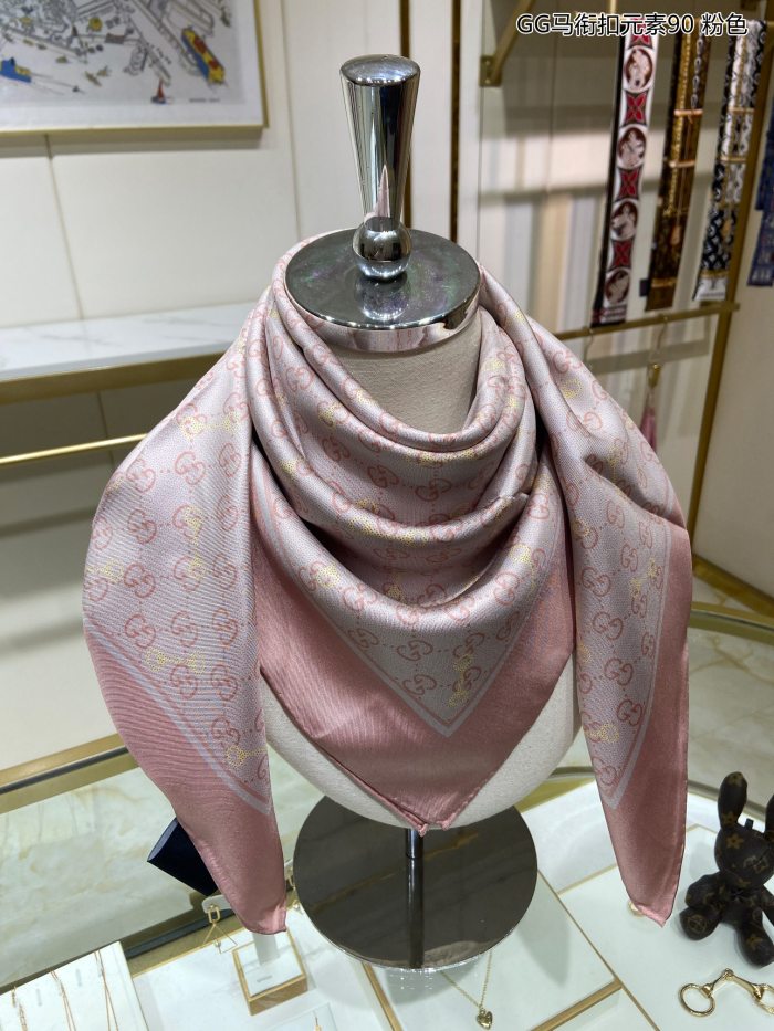 Streetwear Scarf GUCCI 329214 SIZE:90cm*90cm