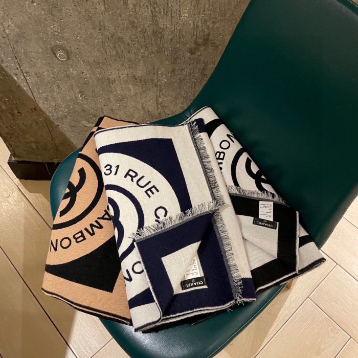 Streetwear Scarf CHANEL 329123 SIZE:40*200cm