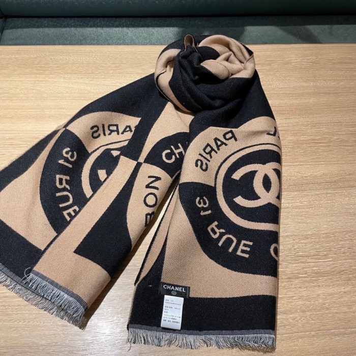 Streetwear Scarf CHANEL 329123 SIZE:40*200cm