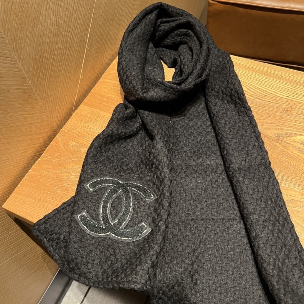 Streetwear Scarf CHANEL 329107 size:30*175cm