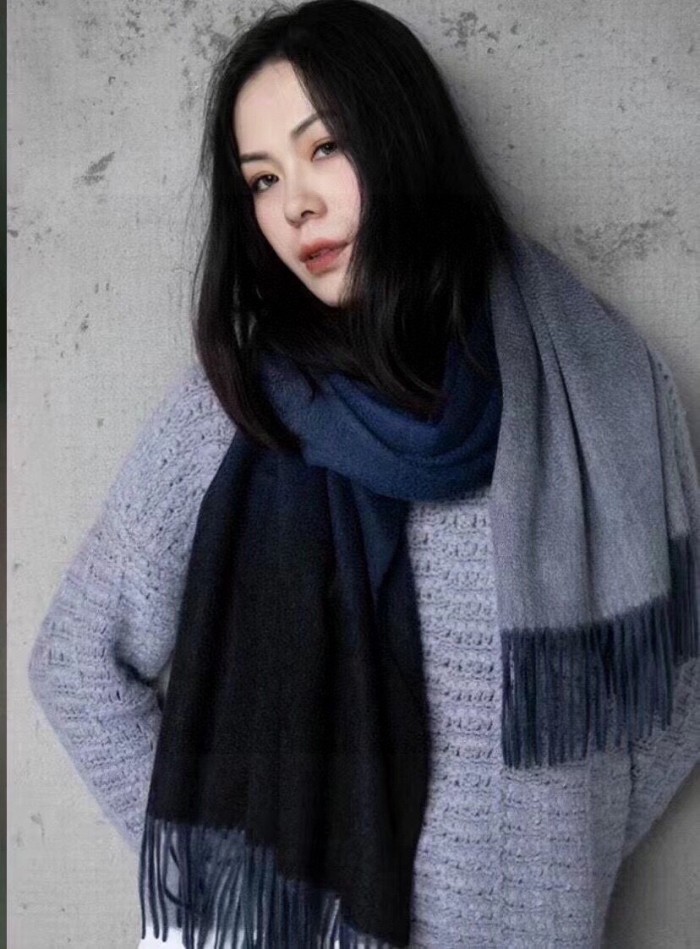 Streetwear Scarf CHANEL 329114 SIZE:210*36cm