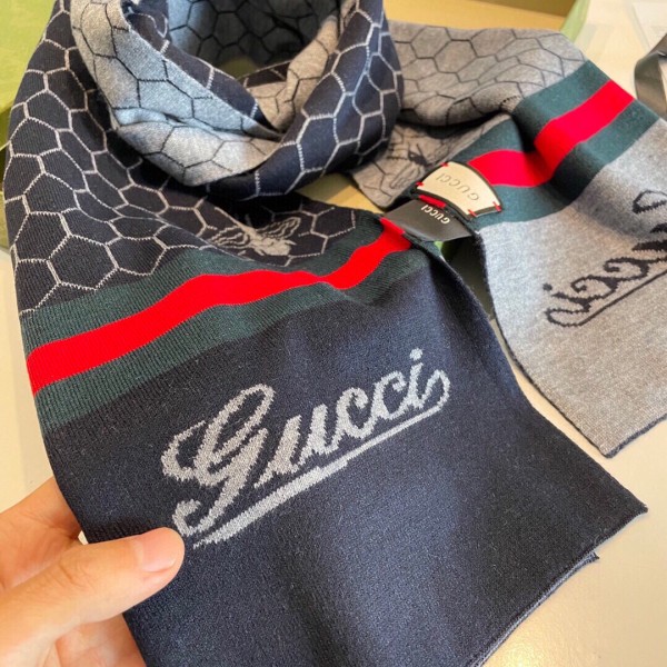 Streetwear Scarf GUCCI 329069 size:32*180cm