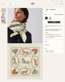 Streetwear Scarf Hermes 329105 size:140cm*140cm