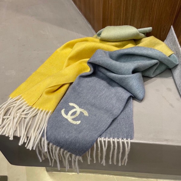 Streetwear Scarf CHANEL 329117 SIZE:210*36cm