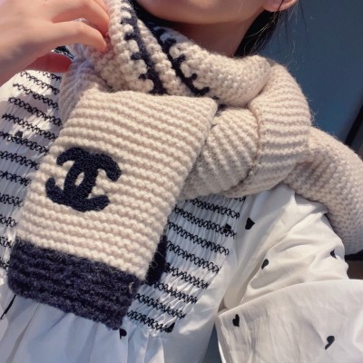 Streetwear Scarf CHANEL 329023 SIZE: 30*200cm