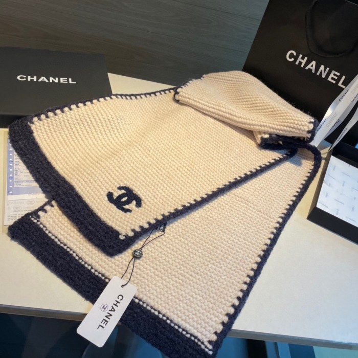 Streetwear Scarf CHANEL 329023 SIZE: 30*200cm