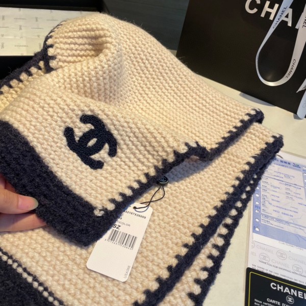Streetwear Scarf CHANEL 329023 SIZE: 30*200cm