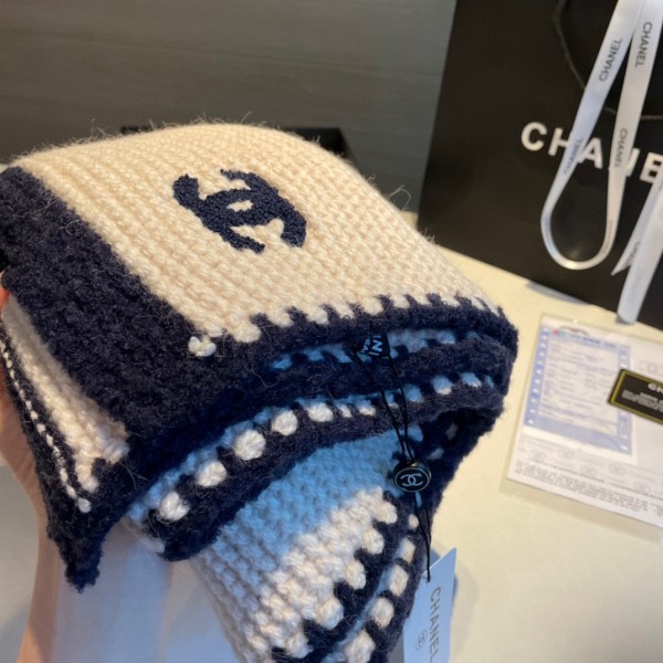 Streetwear Scarf CHANEL 329023 SIZE: 30*200cm